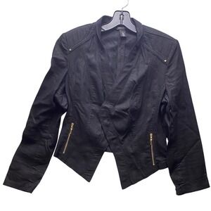 Vintage‎ White House Black Market Jacket Womens 6 Blazer Shoulder Pads Punk